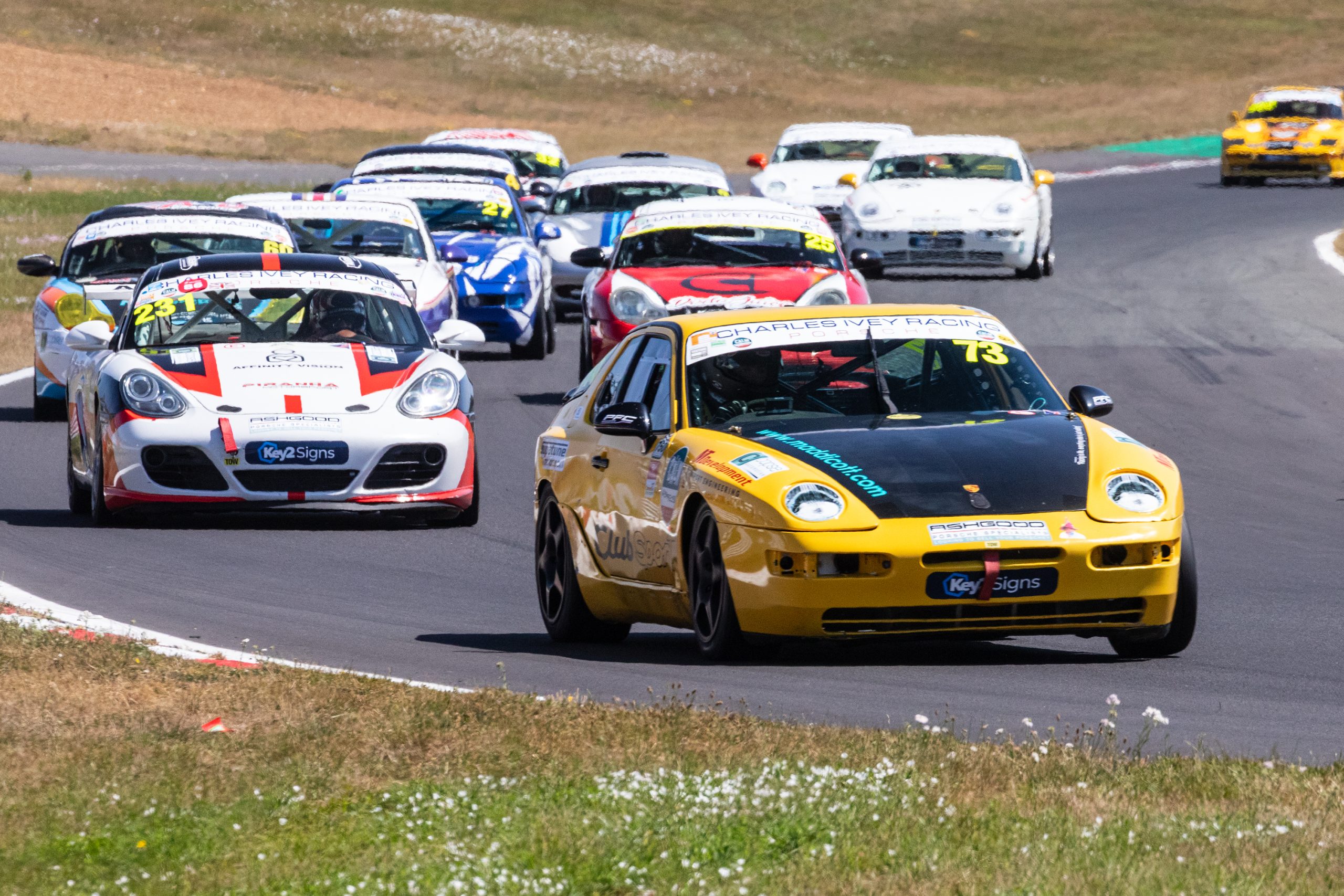 Porsche grid adds to bumper Midsummer Mania race day action
