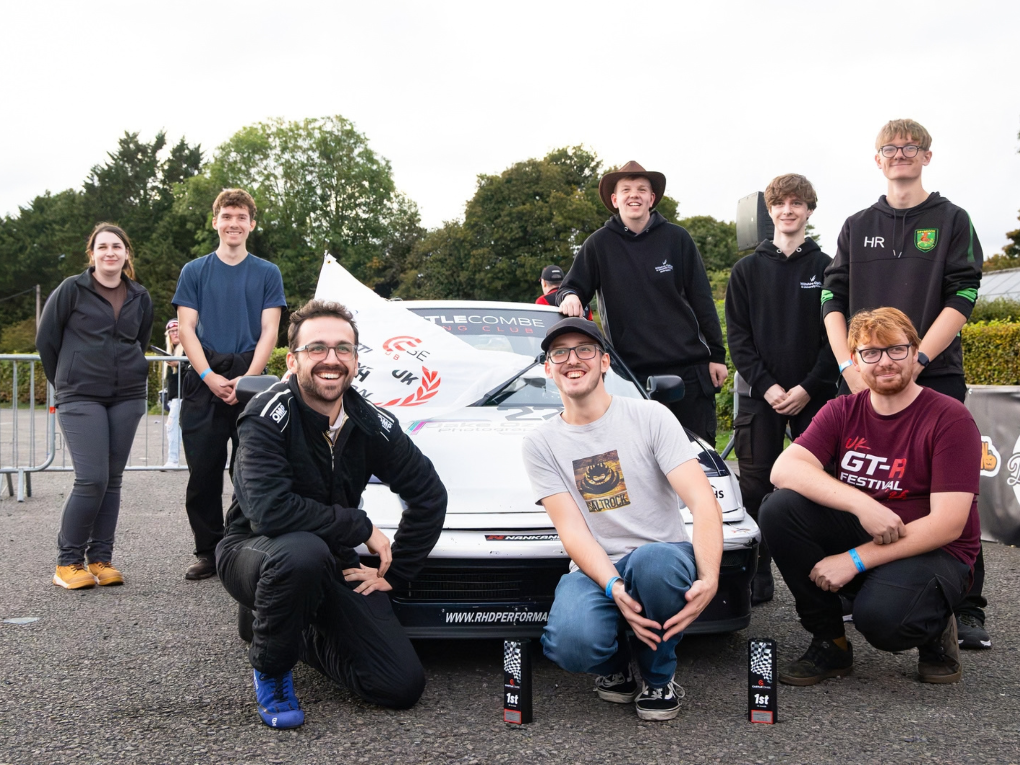 Wiltshire College Motorsport team celebrate back-to-back championship success at Castle Combe